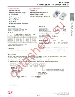 KSR251GLFS datasheet  