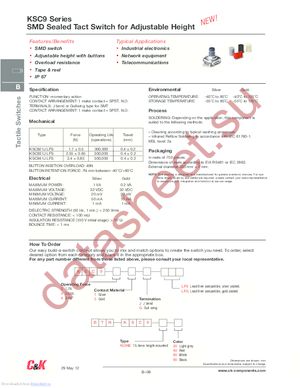 KSC941G LFS datasheet  