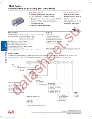 ZMSL03130P00PSC datasheet  