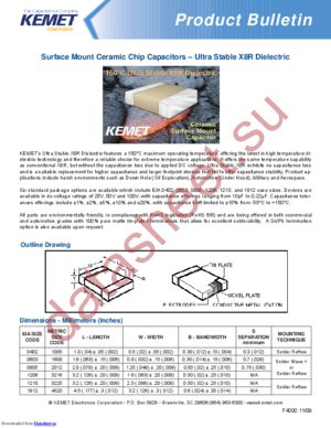 C0805C153K5HACTU datasheet  