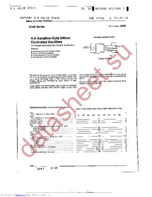 C106N datasheet  