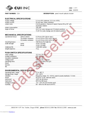 C14N16N-C3 datasheet  