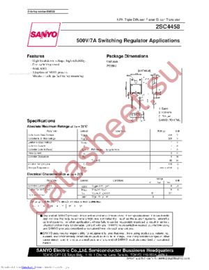 C4458 datasheet  