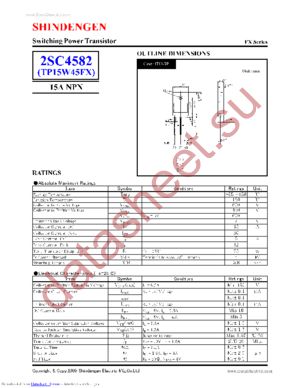 C4582 datasheet  