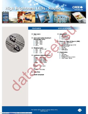 C503B-RCN-CW0Z0AA1 datasheet  