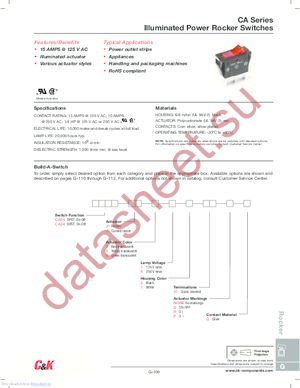 CA04J167207PQ datasheet  