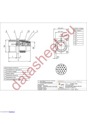 CA3100R22-14PF80 datasheet  