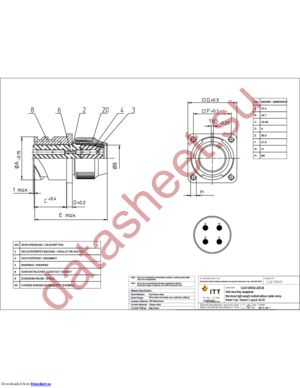 CA3100R22-22SB datasheet  