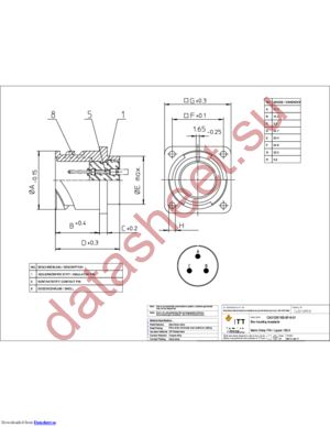 CA3102E16S-5PB01 datasheet  