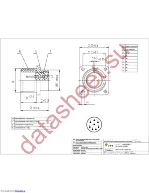 CA3102E20-7P datasheet  