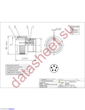 CA3106E14S-5PF42 datasheet  