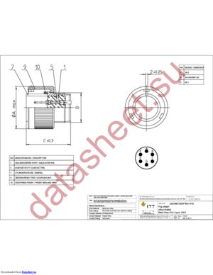 CA3106E14S-6PB01F42 datasheet  