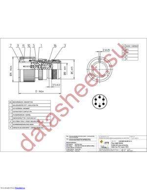 CA3106E14S-6PB13 datasheet  