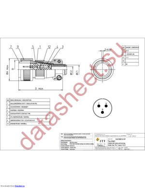 CA3106E16-10P datasheet  