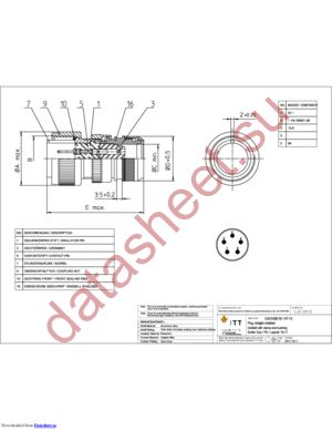 CA3106E18-11P13 datasheet  