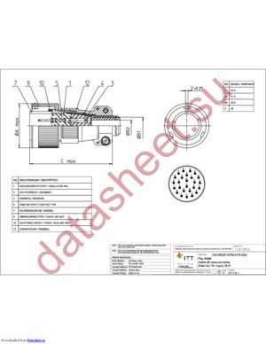 CA3106E28-12PXBA176A232 datasheet  