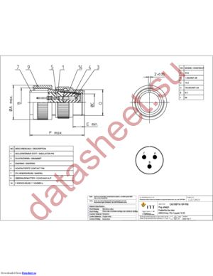 CA3106F16-10PF80 datasheet  