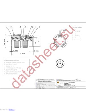 CA3106F18-8SW datasheet  