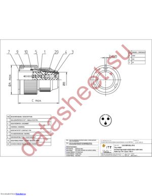 CA3106R10SL-3PB datasheet  