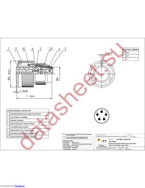 CA3106R14S-5SBF80 datasheet  