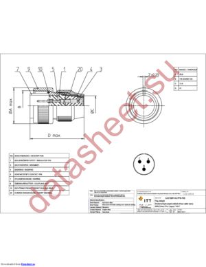 CA3106R14S-7PWF80 datasheet  