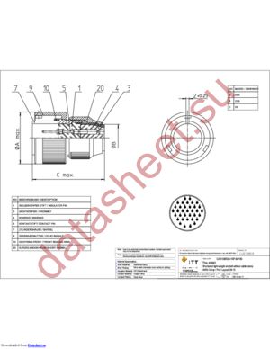 CA3106R28-15PBF80 datasheet  