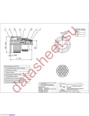 CA3106R28-21SBF80A176 datasheet  