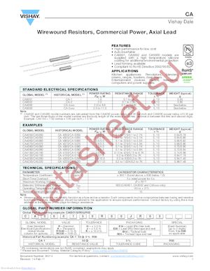 CA4054230R0JR36 datasheet  