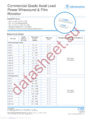 CAF52200JLF datasheet  