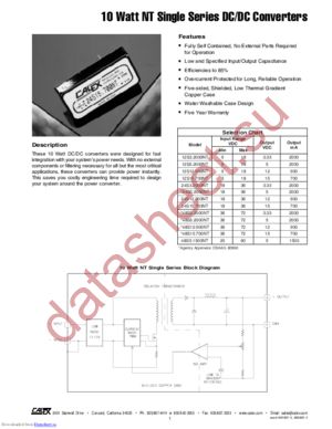 12S12.900NT datasheet  