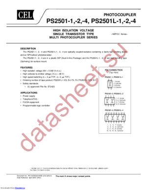 PS2501L-1-E4-A datasheet  