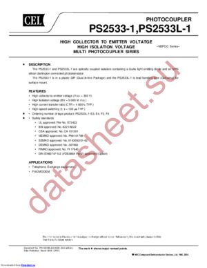 PS2533-1-A datasheet  