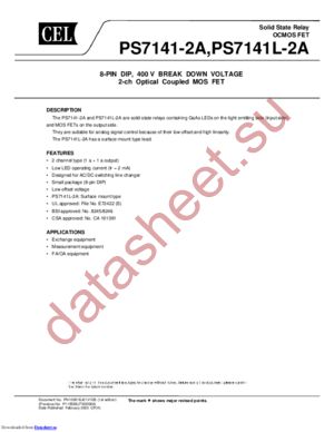 PS7200H-1A-F4-A datasheet  