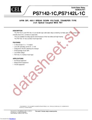 PS7142L-1C-E4-A datasheet  