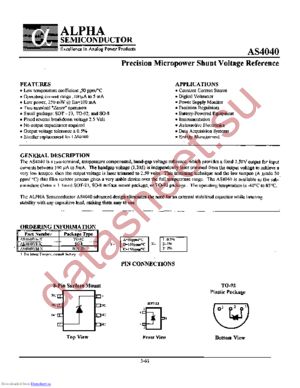 AS4040AN-3OPTION3 datasheet  