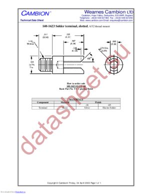 140-1623 datasheet  