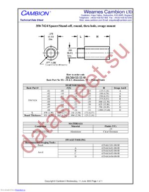 350-7424 datasheet  