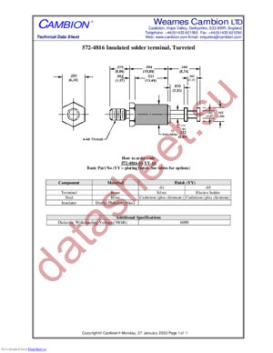 572-4816 datasheet  