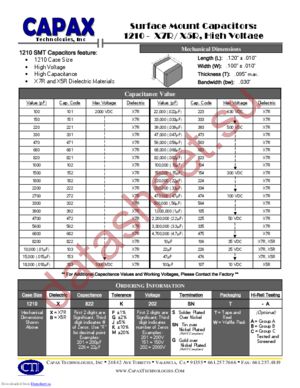 1210X datasheet  