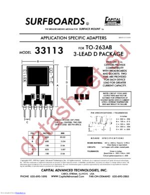 33113 datasheet  