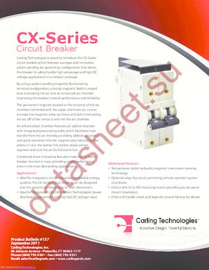 CX2-B0-14-615-32A-13G datasheet  