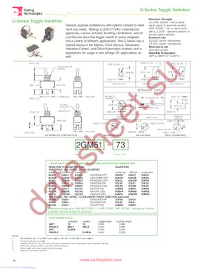 2GO54-73 datasheet  