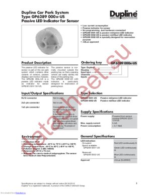 GP62890002US datasheet  