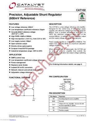 CAT102_05 datasheet  