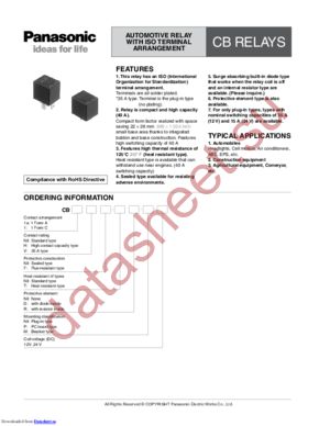 CB1A-R-M-12V datasheet  