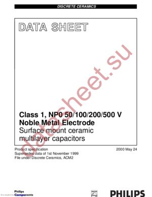 CC1206JRNPO9BN272 datasheet  