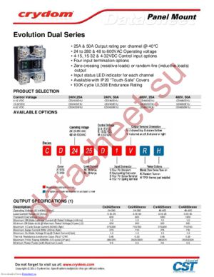 CD2450W1U datasheet  