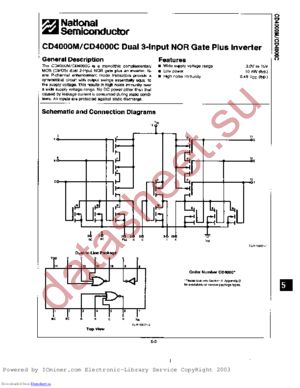 CD4000CN datasheet  