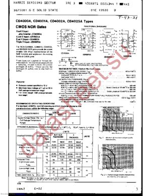 CD4002AE datasheet  