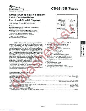 CD4543BNSRG4 datasheet  